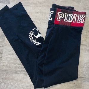 Pink yoga leggings